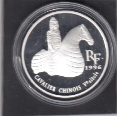 Beschrijving: 10 Francs(1,5 Euro)  HORSEMAN